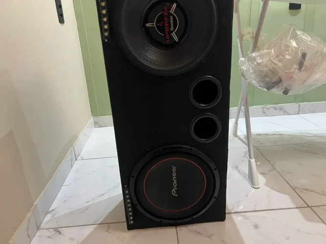 CONJUNTO SOM ? 12" BOMBER UPGRADE + PIONEER | 4 CORNETAS (JBL + TRIO) + 2 TWITTERS BOMBER