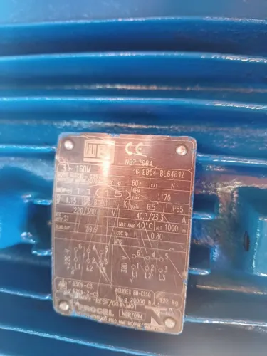 Motor Weg 15 CV 1100rpm 220/380 V
