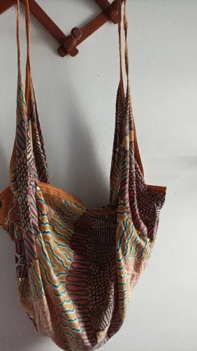 Bolsa de tecido indiana