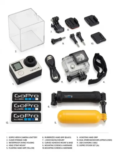 GoPro Hero 4 + Acessórios 