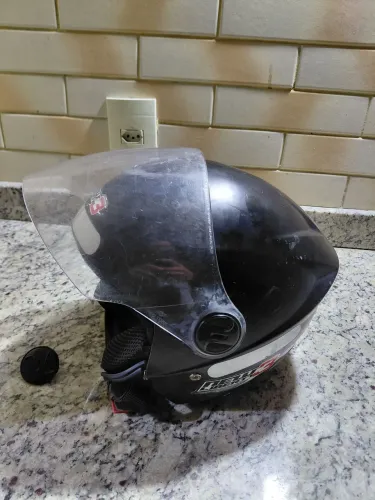 Capacete Pro Tork Aberto Preto