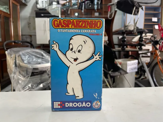 Fita VHS Gasparzinho o Fantasminha Camarada Volume 1 Mundo Mágico