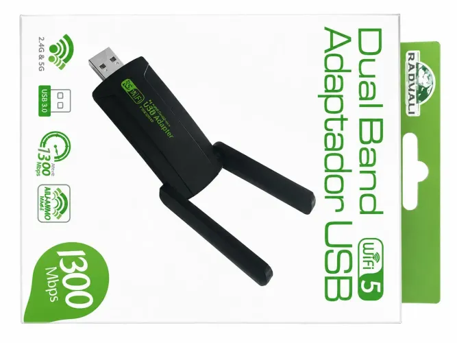 Adaptador Wifi Dual Band Usb