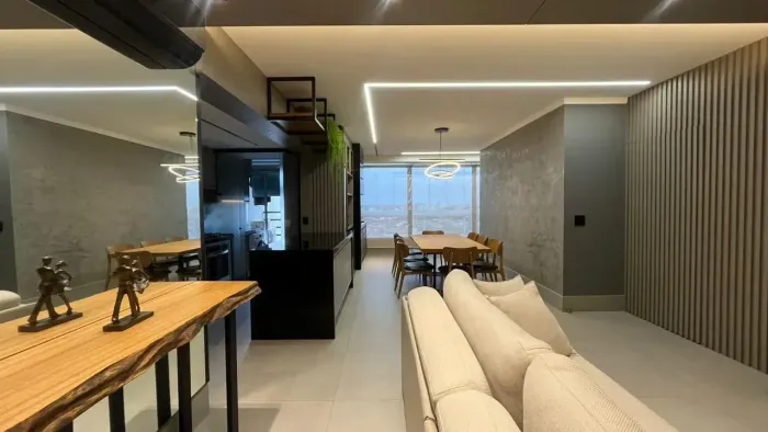 Apartamento mobiliado para locação no Residencial Elegance