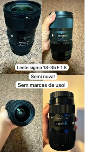 Lente 18-35 sigma para Canon