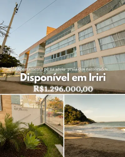Apartamento Iriri, pé na areia, Anchieta-ES.