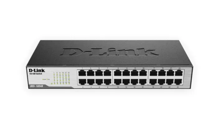 Switch DLink DES 1024 24 portas 10/100 mbps