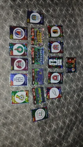 Figurinhas brilhantes da copa 2026