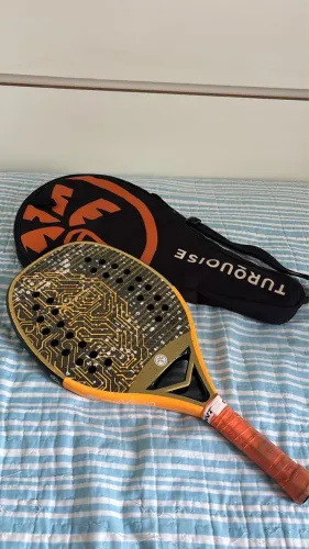 ? Raquete de Beach Tennis DNA Extreme Turquoise (Carbono)