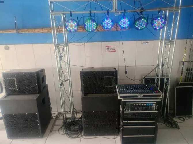 Som e iluminação completo 