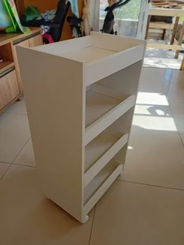 Carrinho Auxiliar Branco Grande