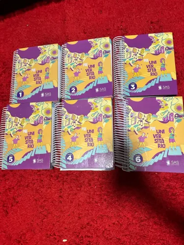Livros SAS pré vestibular edição 2025 1 ao 6