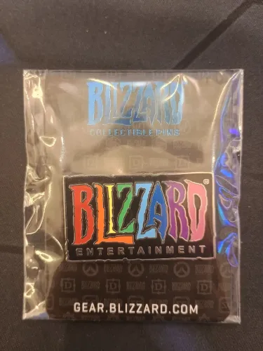pin oficial blizzard entertainment logo colorido series 6 2019 lacrado