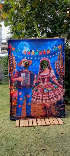Painel para festa junina