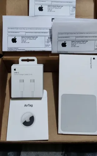 Air tag + cabo 240w USB-C (2M) ORIGINAIS COM NOTA
