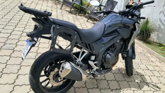 Honda CB 500X 2022 - Apenas 15.000km - Equipada com 3 Baús (Pronta para Viagem)