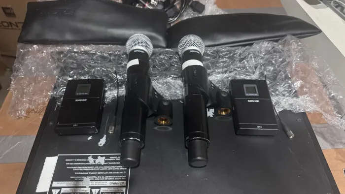 Microfone Sem Fio Shure UR4D SM58 Completo 