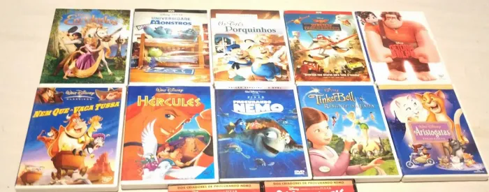 DVD Disney lote dvd desenho Disney 10 dvds