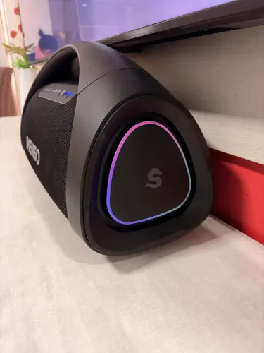 Caixa de Som Imenso x73 P/Água C/ 2 micro fone 127/220v