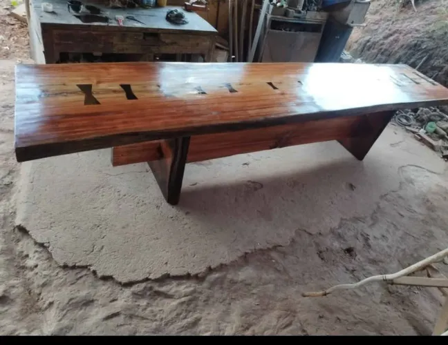 Mesa rústica toppe