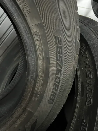 Pneus originais 265/60 R18