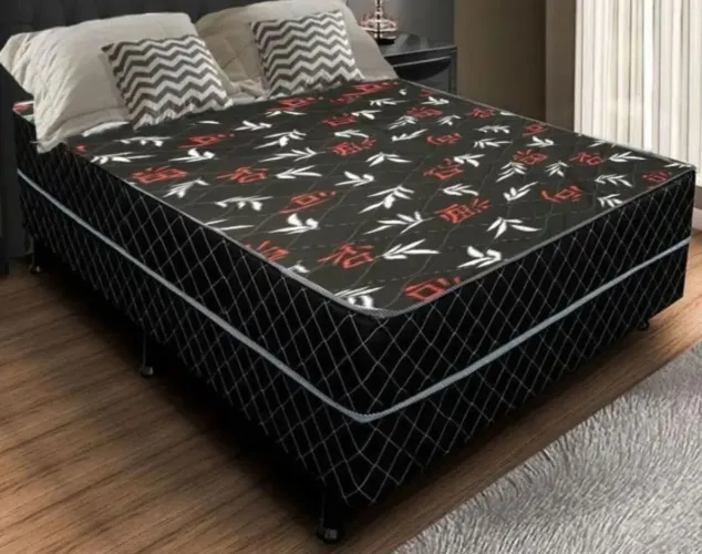 Cama Casal box ortopédica