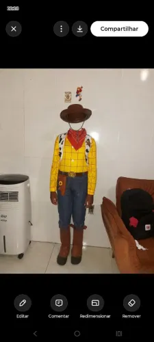 Fantasia Infantil Woody (Toy Story) - Cowboy Completa