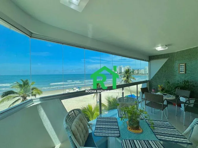 Apartamento frente mar com 3 quartos (2 suítes), 2 vagas e lazer à venda em Jardim Astúria