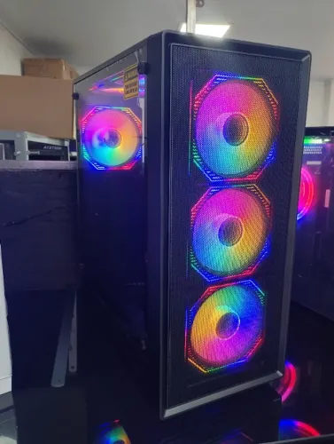 Gabinete Gamer Preto 6 Fans