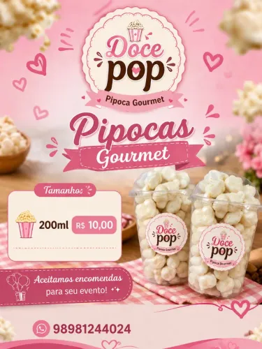 Pipocas Gourmet