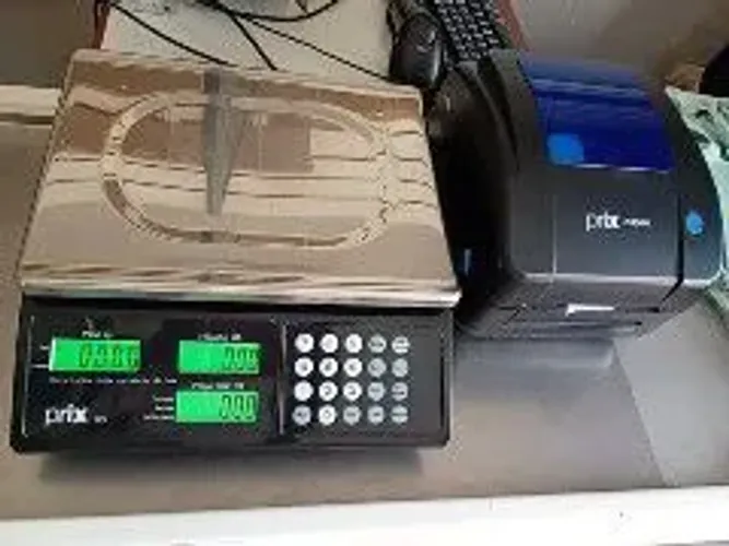 Balança digital Prix e etiquetadora Prix
