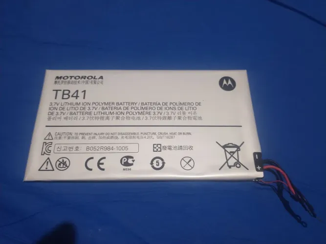 Bateria Original Motorola TB41 3.7V para Tablet Motorola  Moto tab G20
