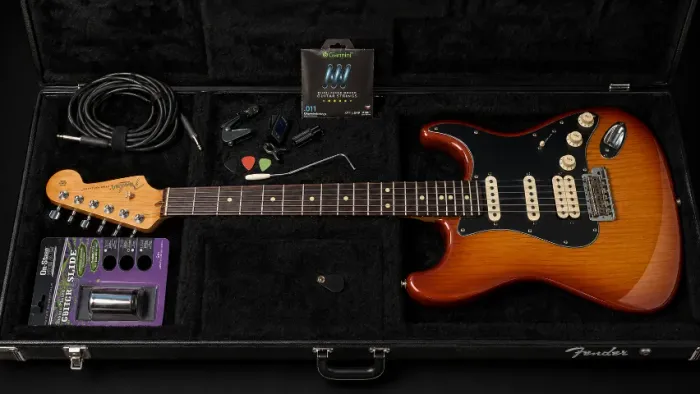 Fender Stratocaster American Standard HSS USA Sienna Sunburst + Hard Case Original
