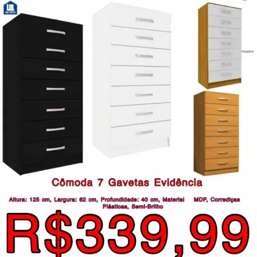 Comoda 7 gavetas