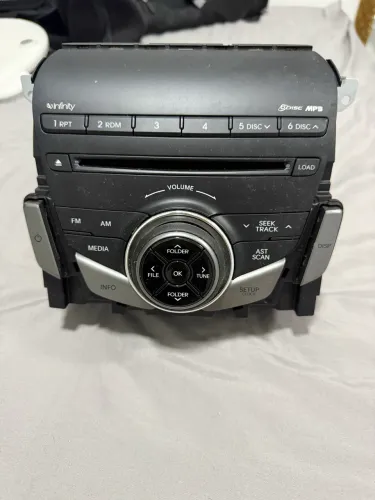 Som Original Hyundai / Kia Infinity + Tela Display | 6 CDs MP3 | Perfeito Estado