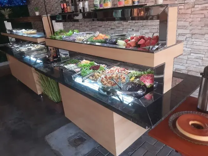 Balcão buffet Self service,pista fria,banho maria,balcões de restaurante