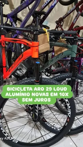 BICICLETA ARO 29 LOUD ALUMÍNIO NOVAS EM 10X SEM JUROS
