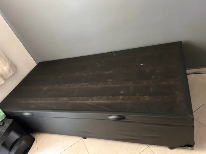 Cama de Solteiro com Colchão Ortobom