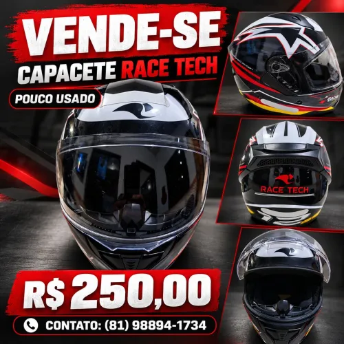 Capacete Race Tech - Oportunidade