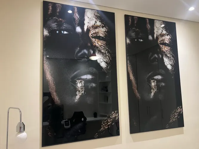 Quadro decorativo alto padrão 160x080 Rivatti 