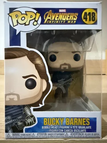 Bucky Barnes Winter Soldier Soldado Invernal Vingadores Guerra Infinita Marvel 418