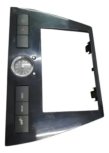 Acabamento Relogio Rádio Ford Fusion 2006 A 2009 Preto