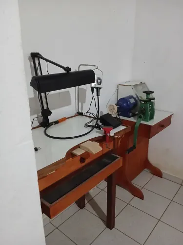OFICINA COMPLETA PARA OURIVES - PRONTA PARA TRABALHAR