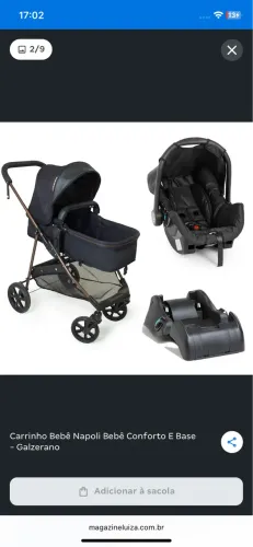 Carrinho de bebê  completo 