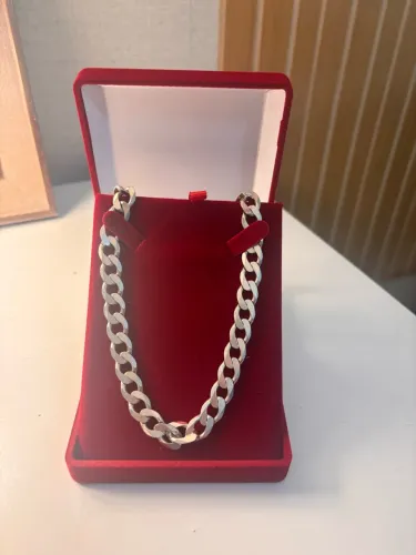 Corrente masculina Prata Italiana 925