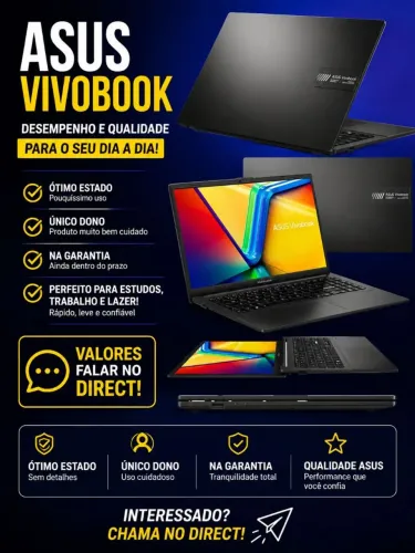NOTEBOOK ASUS VIVOBOOK GO 15 - RYZEN 5 | 8GB RAM | SSD 256GB