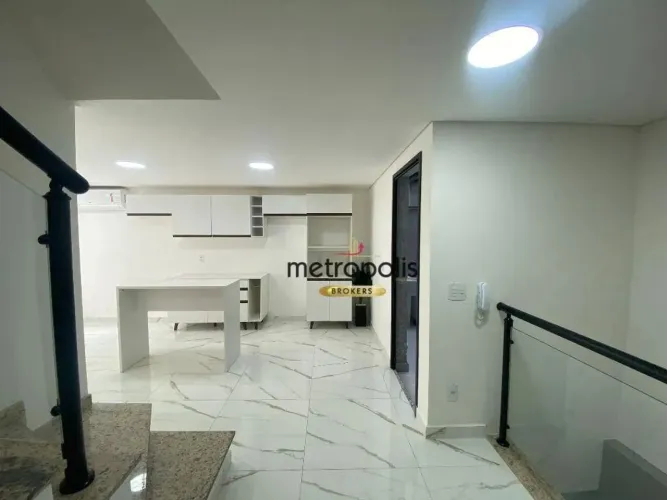 Sobrado com 3 dormitórios à venda, 145 m² por R$ 850.000,00 - Campestre - Santo André/SP