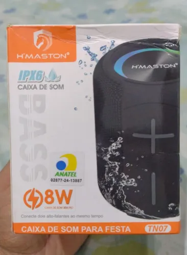 Vendo Essa Caixa de Som Subwoofer Sem Fio da H?Maston Nova! (Leia a Descrição!)