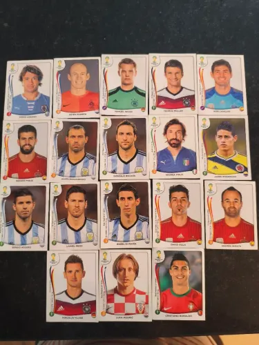 Figurinhas avulsas - Craques copa 2014 (Originais)