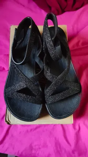 Melissa Sun Barra Plataform glitter